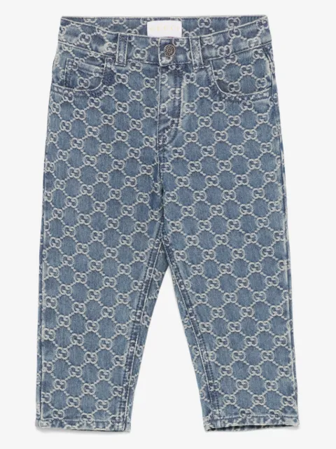 Gucci Kids GG jacquard jeans