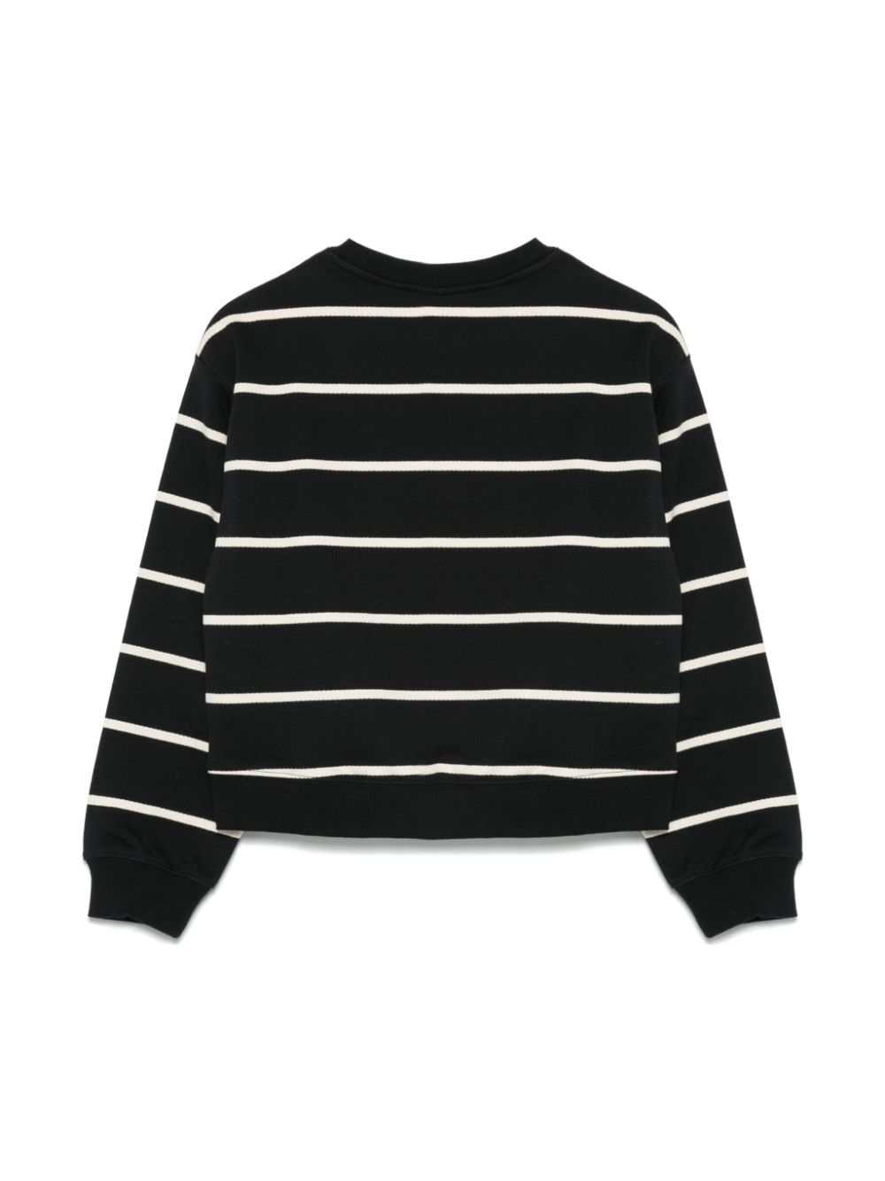 Calvin Klein Kids striped sweatshirt - Black