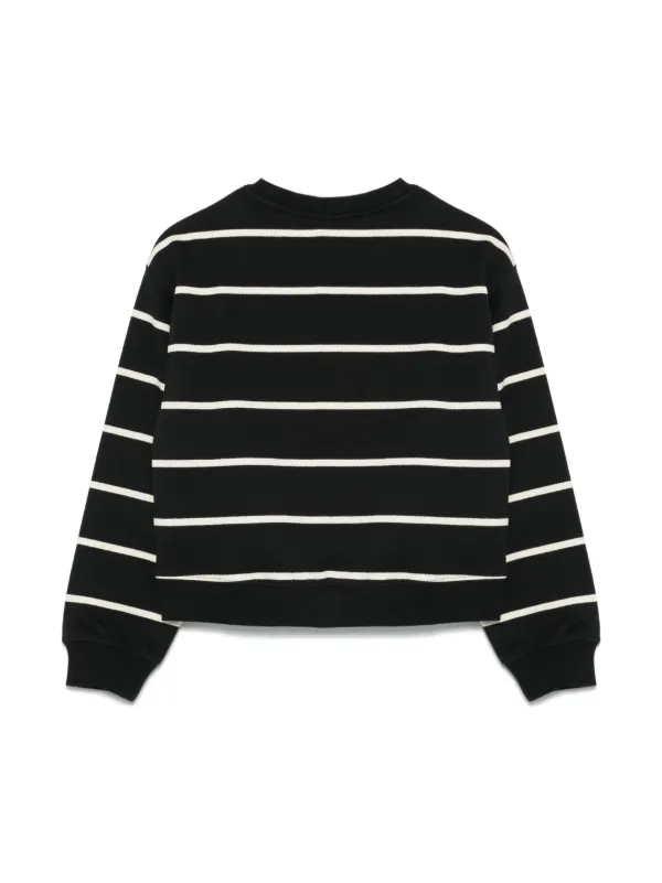 Calvin Klein Kids Striped Sweatshirt Black FARFETCH GE