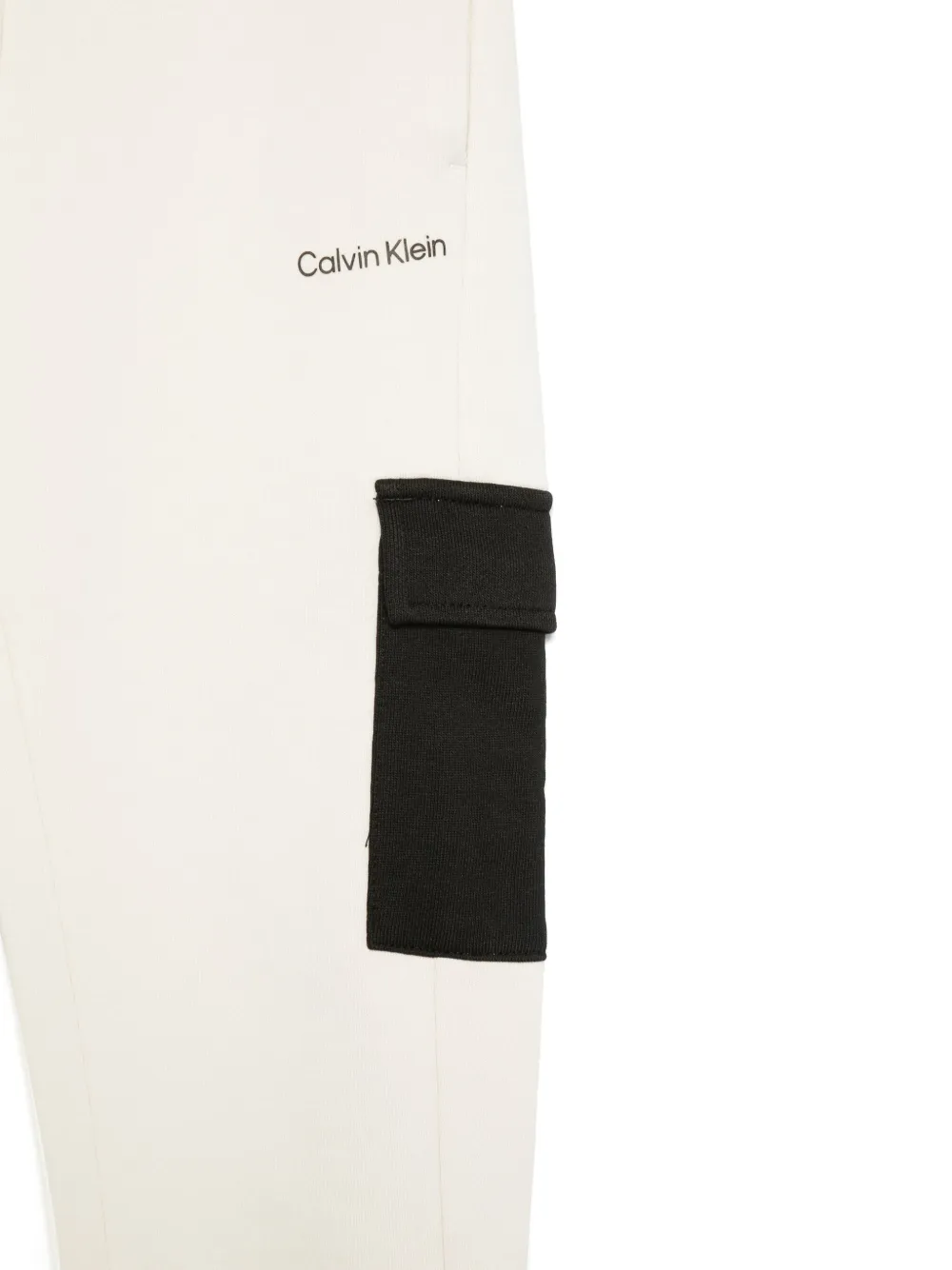 Calvin Klein Kids Joggingbroek met colourblocking Beige