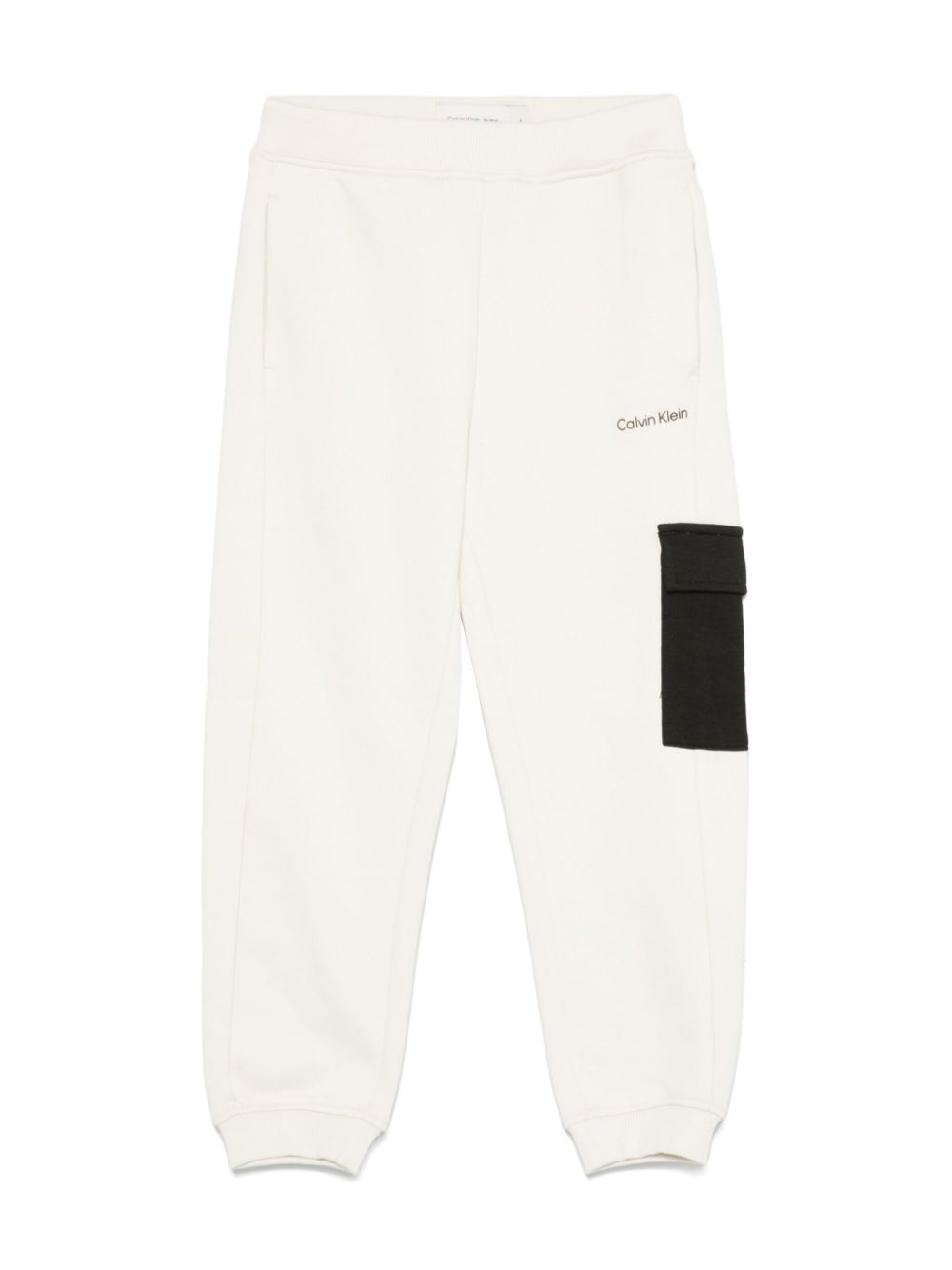 Calvin Klein Kids colourblock sweatpants Beige