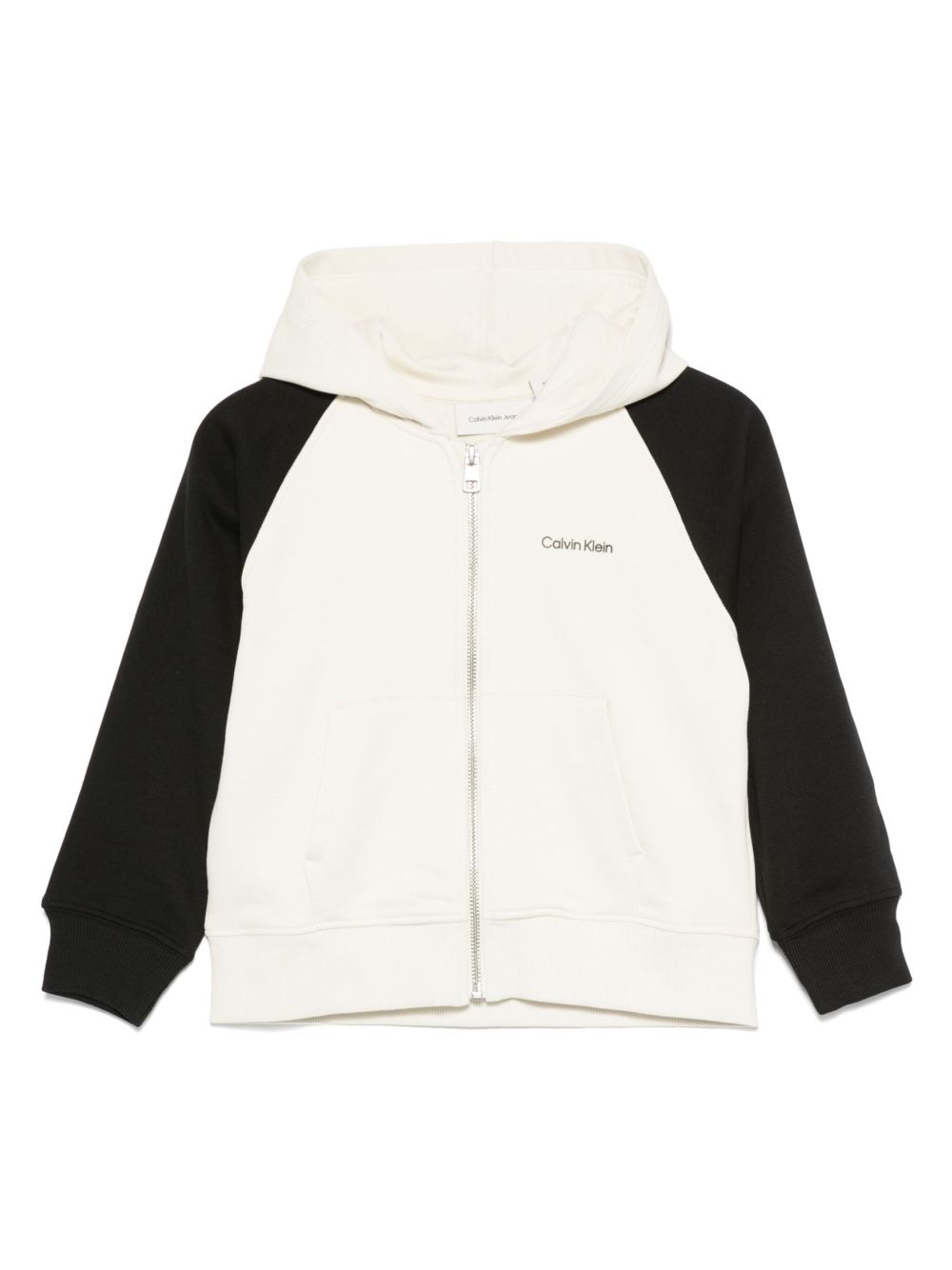 Calvin Klein Kids logo-print hoodie - Neutrals