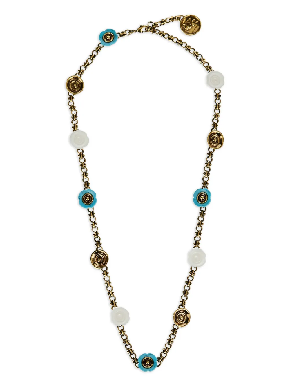 ETRO floral-charm necklace | Gold | Image 1