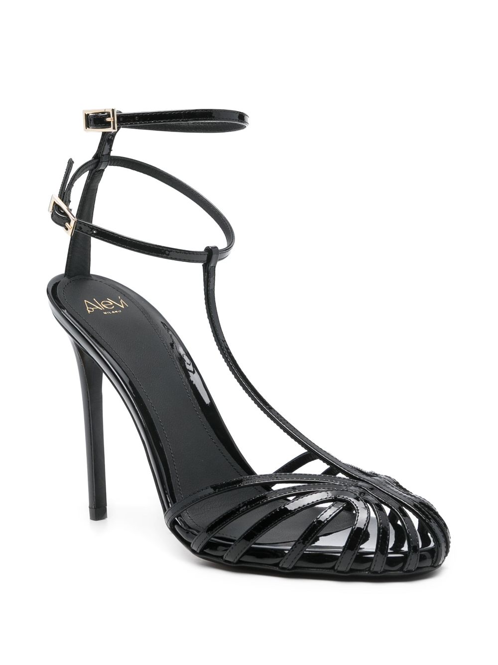 Alevì 110 mm Stella sandalen - Zwart