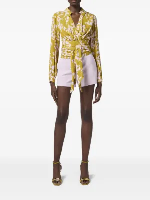 ショートパンツ ELISABETTA FRANCHI Woman Short Butter SH009 E84 Elegant Women's Shorts from Elisabetta Franchi