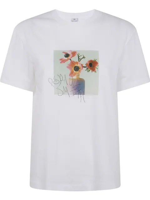 PS Paul Smith floral-print T-shirt