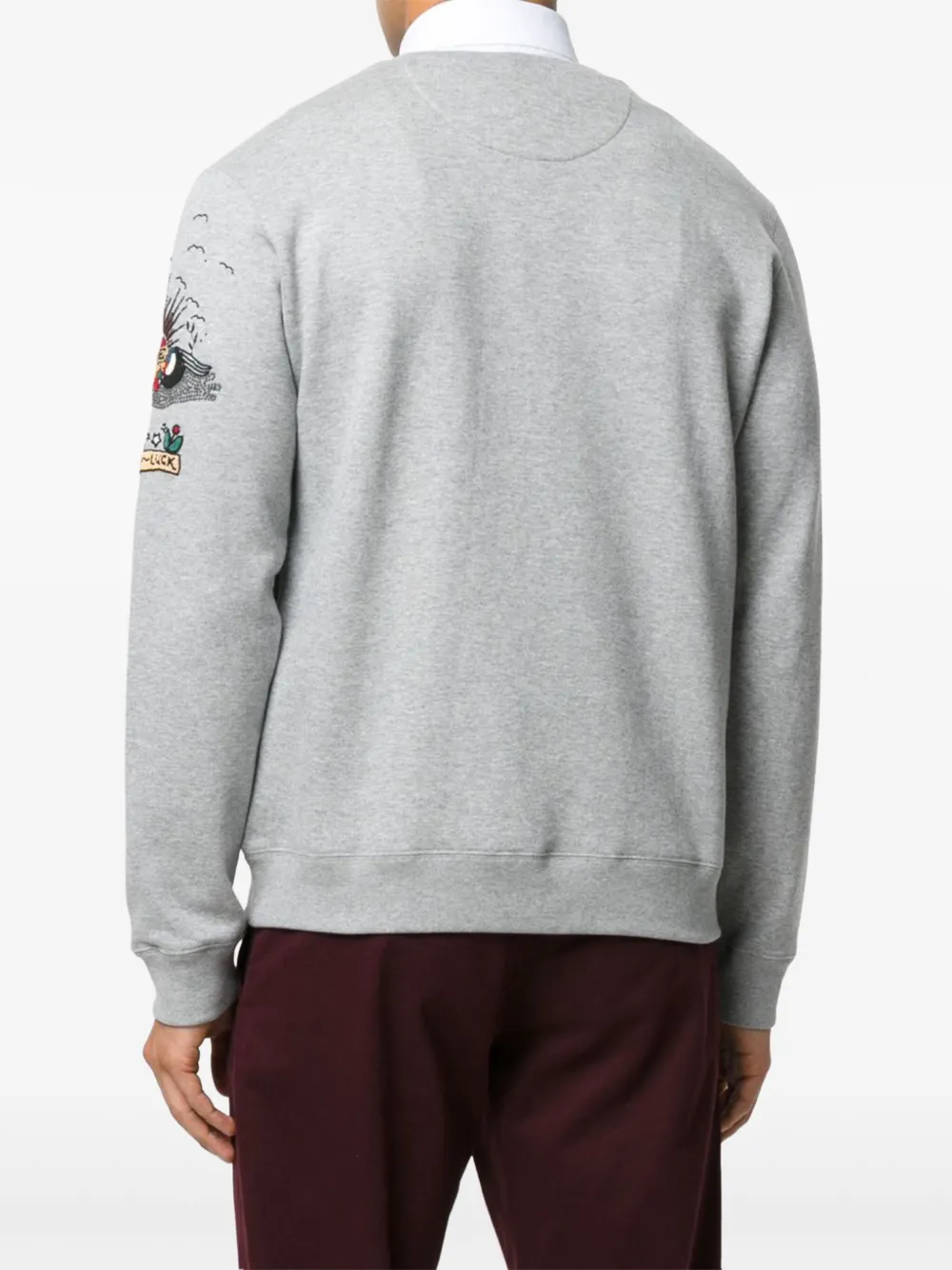Valentino Garavani Sweater met borduurwerk Grijs