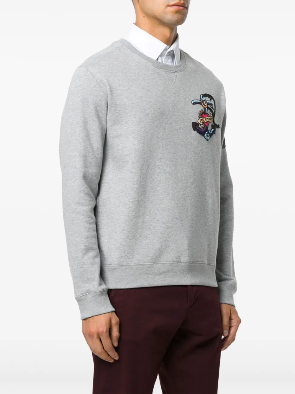 Valentino Garavani Sweater met borduurwerk Grijs