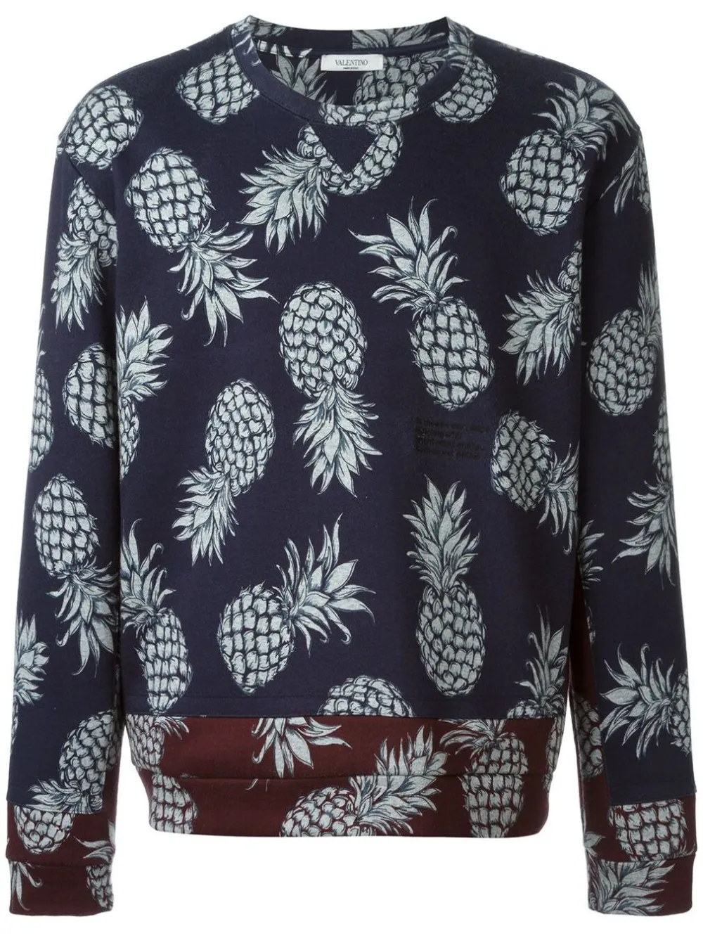 Valentino Garavani Sweater met print Blauw