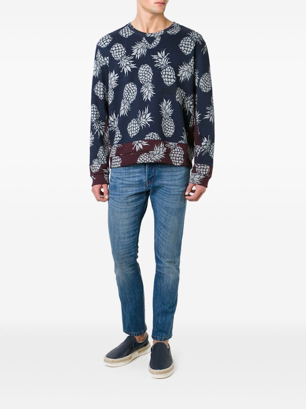 Valentino Garavani printed sweatshirt - Blauw