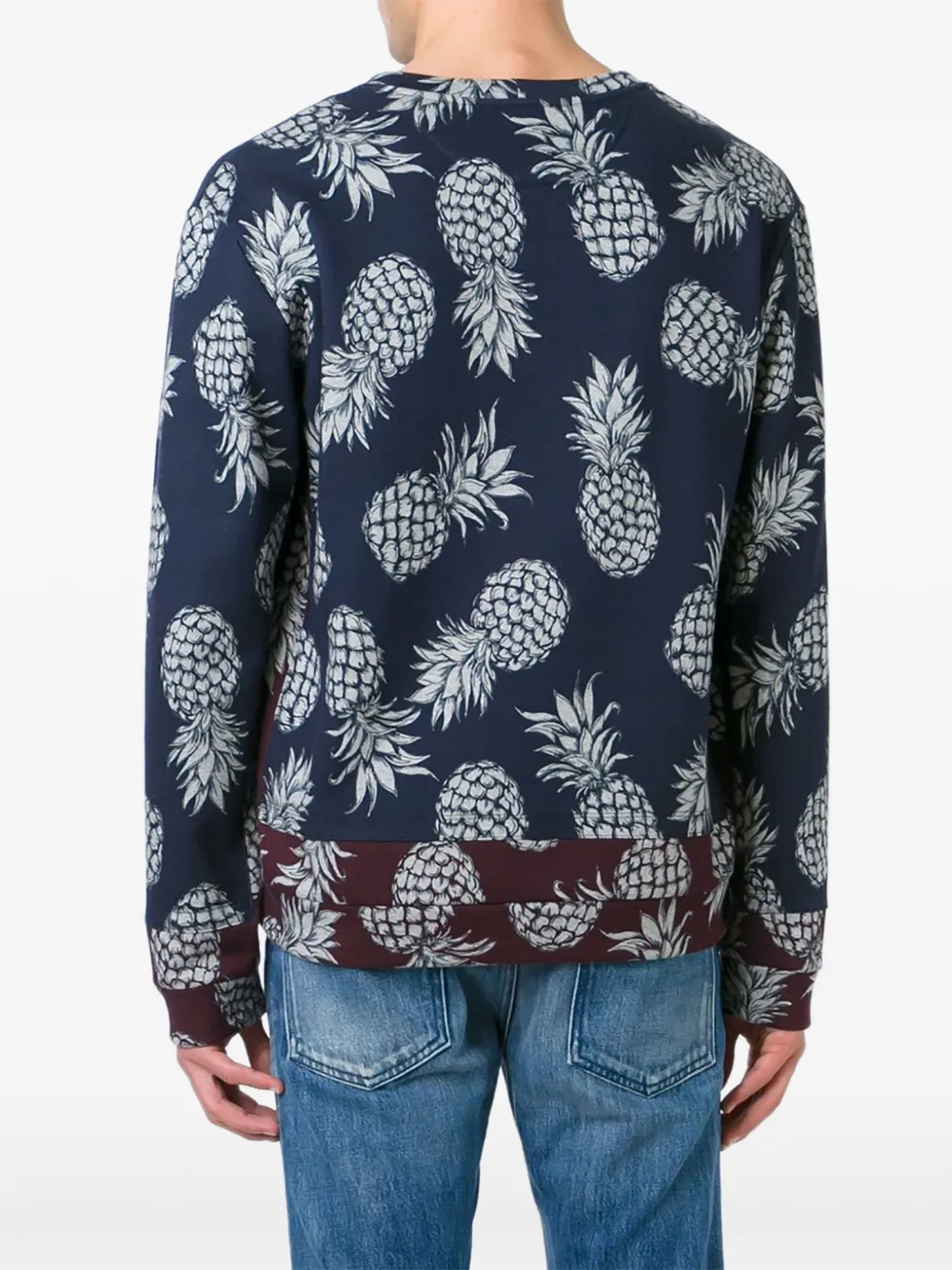 Valentino Garavani Sweater met print Blauw