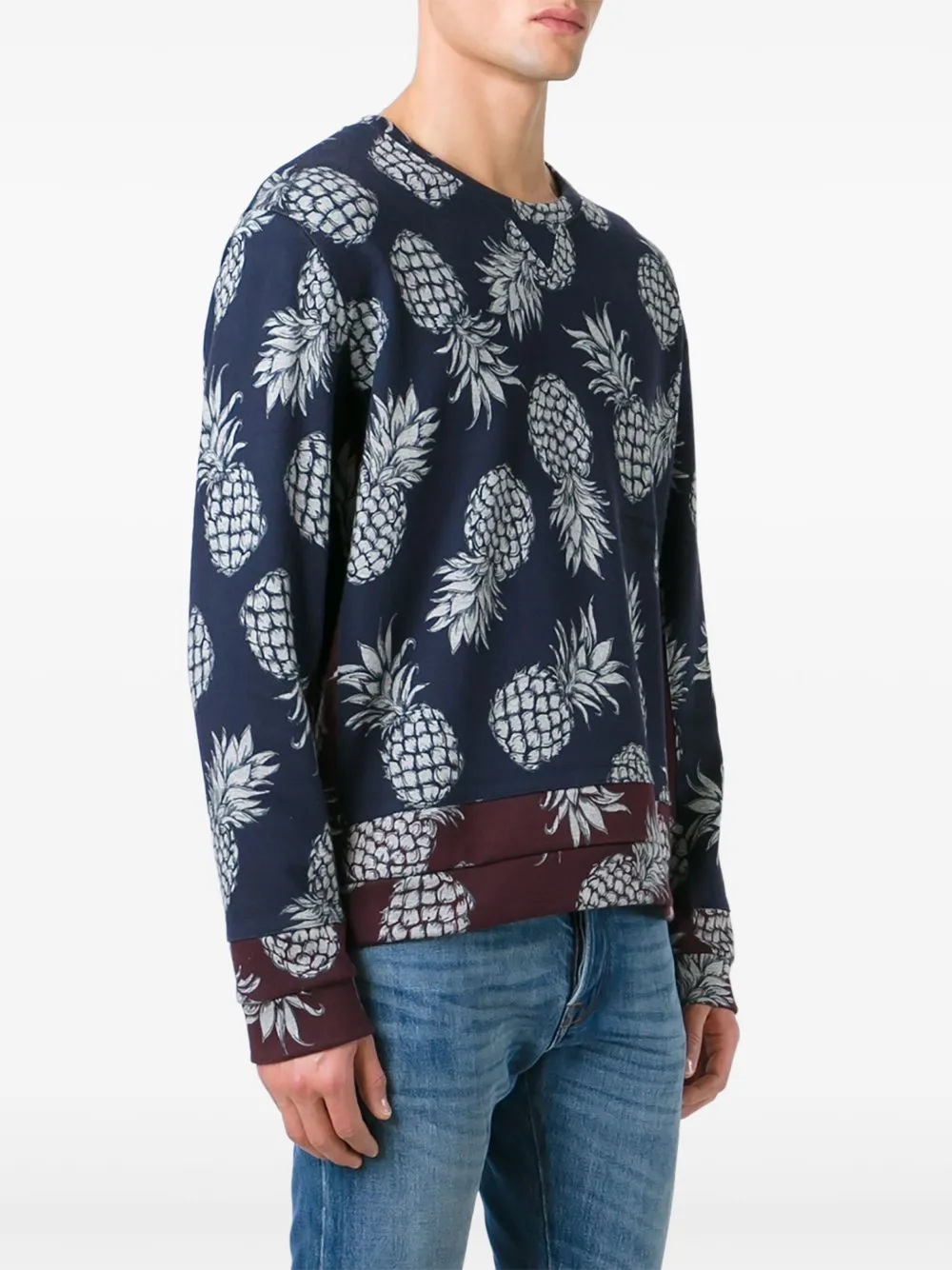 Valentino Garavani Sweater met print Blauw