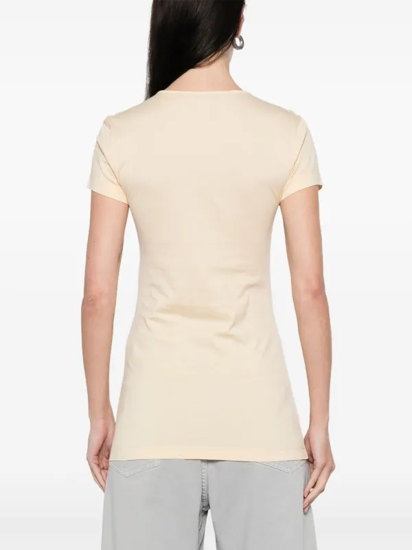 Tシャツ・カットソー LEMAIRE Woman T-Shirt Yellow Cream TO1352LJ1018 WH001 LEMAIRE Cotton T-shirt | Yellow | FARFETCH