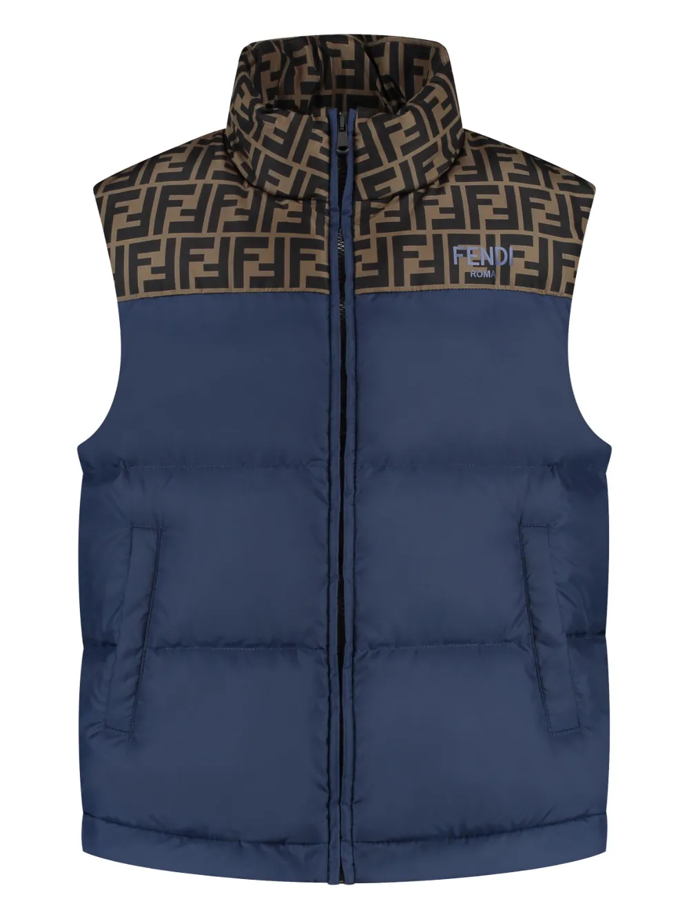 Fendi Kids Bodywarmer Blauw