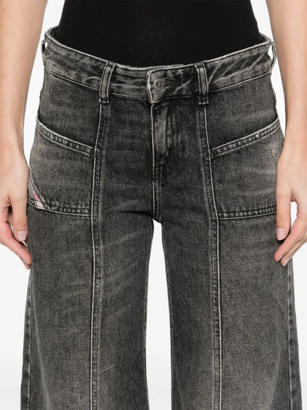 デニム・ジーパン DIESEL Woman Jeans Grey A06925007X4 02 Diesel D-Akii 007z2 Jeans | Grey | FARFETCH