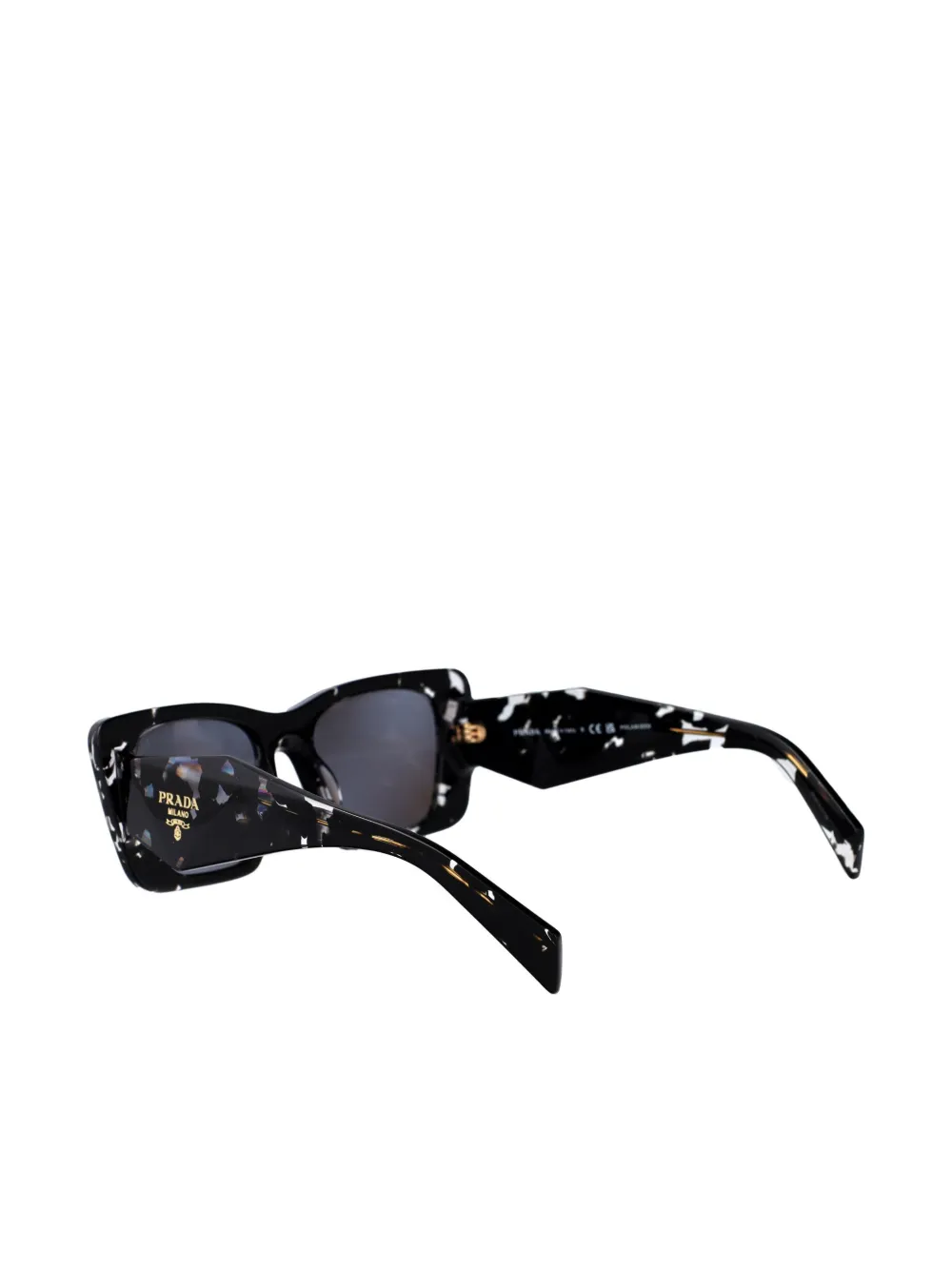 Prada Eyewear Zonnebril met cat-eye montuur Zwart