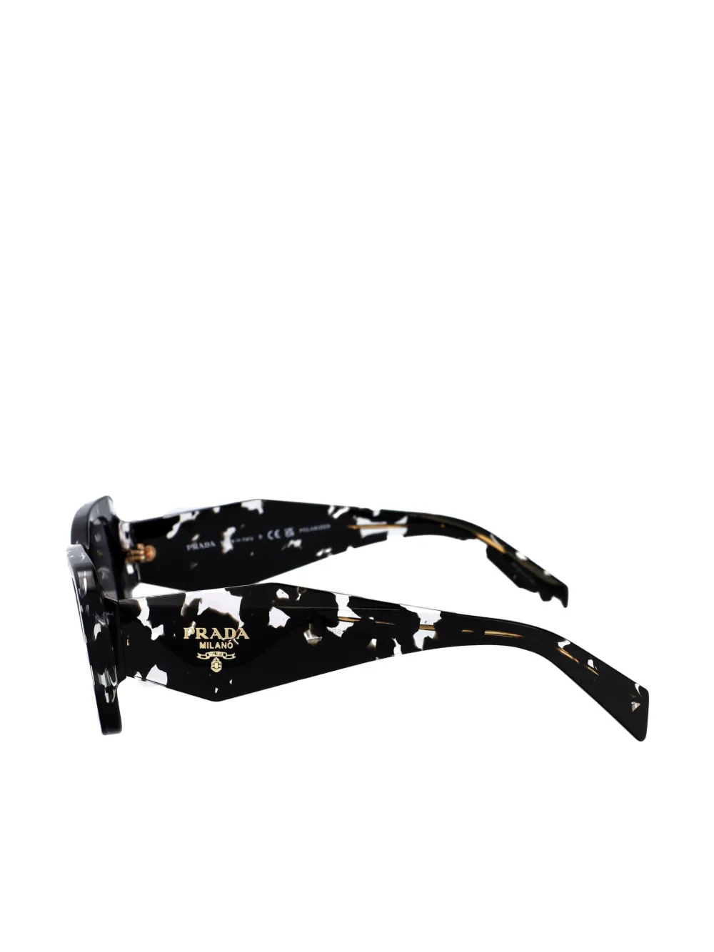 Prada Eyewear Zonnebril met cat-eye montuur Zwart