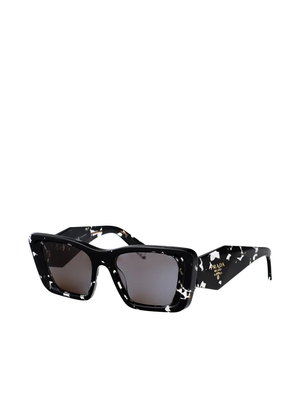 Prada Eyewear Zonnebril met cat-eye montuur Zwart