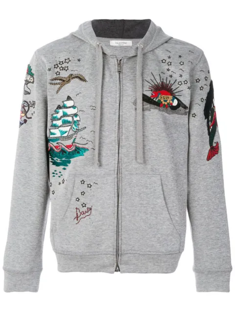 Valentino Garavani embroidered hoodie