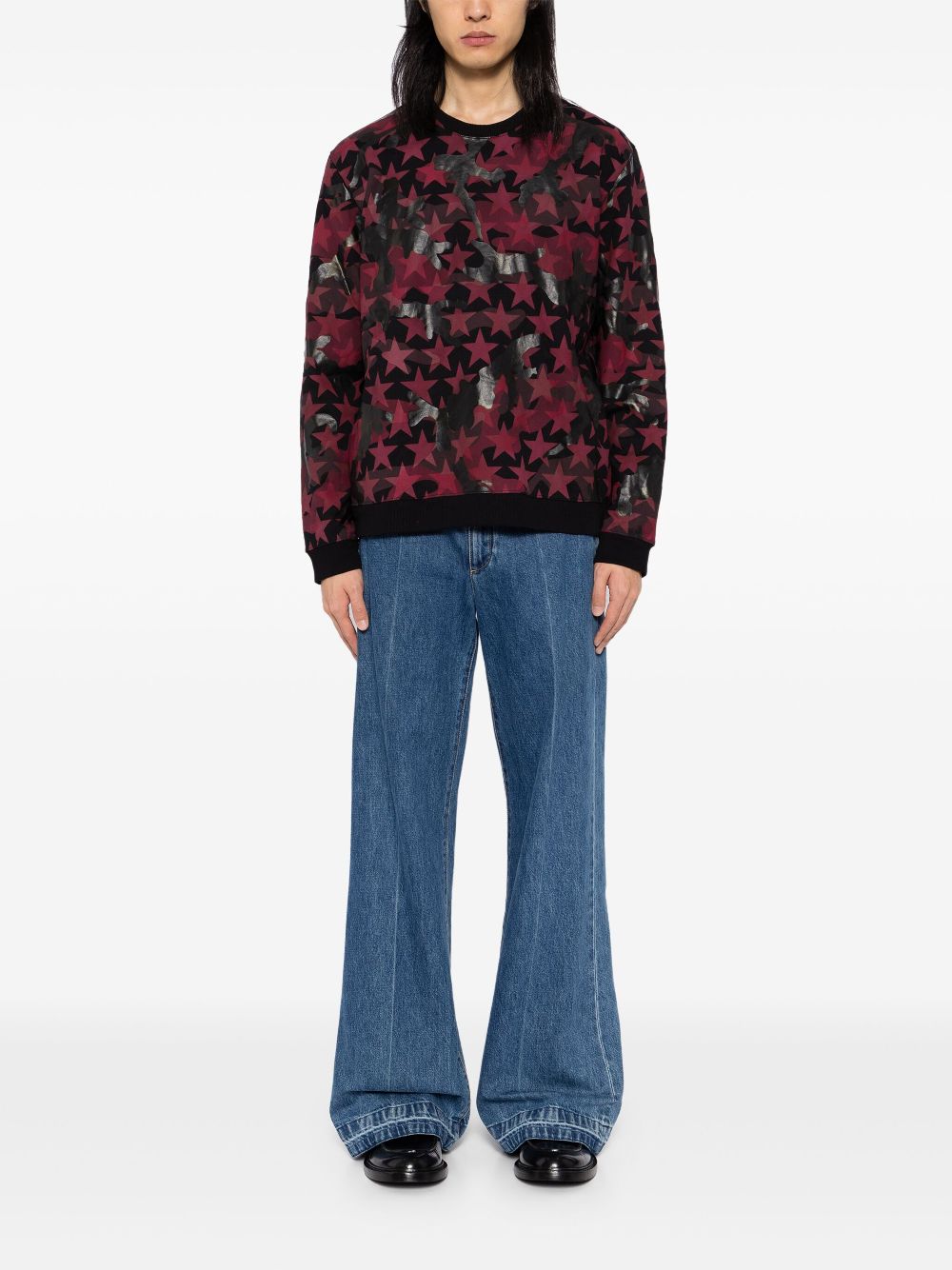 Valentino Garavani graphic print sweater - Black