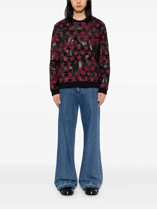 Valentino Garavani Graphic Print Sweater | Black | FARFETCH HK