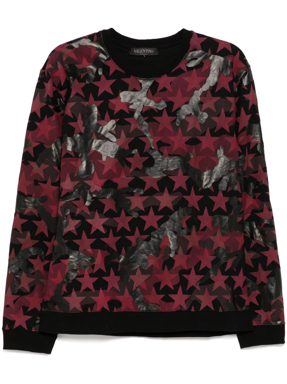 Valentino Garavani graphic print sweater - Black