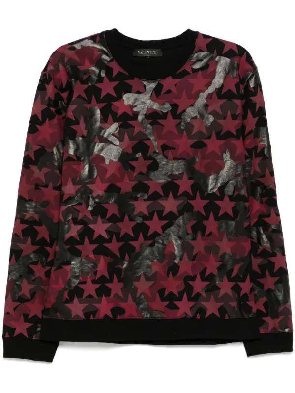 パーカー・フーディ FW25 VALENTINO Garavani Chez Valentino Sweatshirt Black Valentino: Black Cotton 'Chez Valentino' Print Hoodie | SSENSE