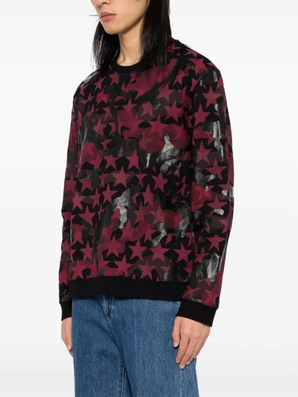 【送料&関税込】Valentino Graphic Printed Sweatshirt Valentino Garavani Graphic Print Sweater | Black | FARFETCH HK