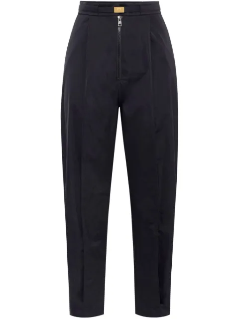 Elisabetta Franchi belted voile boyfriend trousers