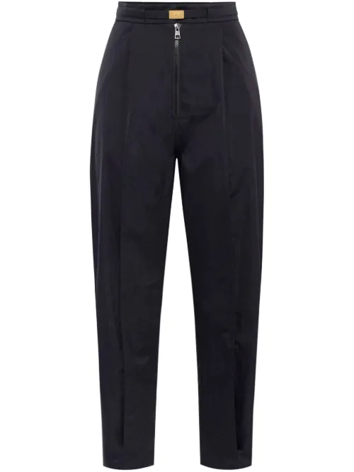Pantalon ample à taille ceinturée - Elisabetta Franchi - Modalova