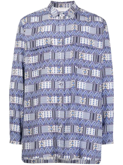 White Mountaineering camisa con motivo