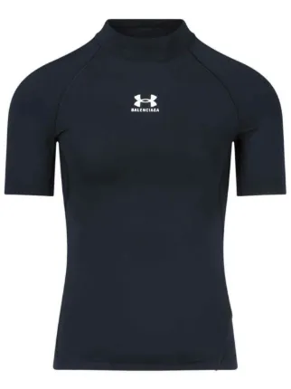Balenciaga x Under Armour® モックネック Tシャツ | ブラック