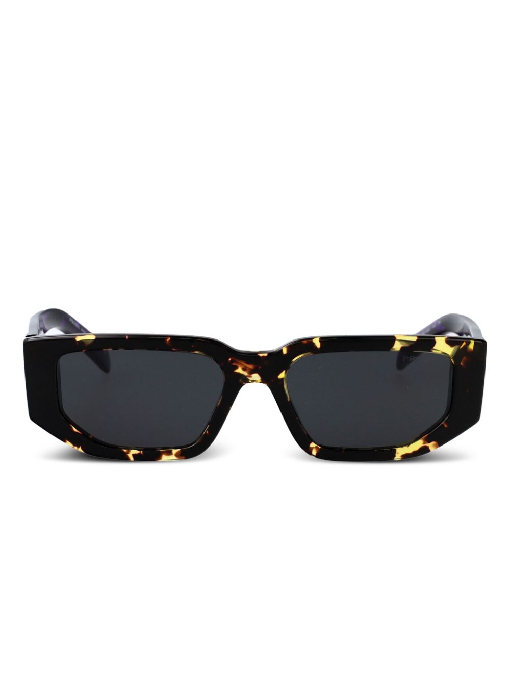 Prada Eyewear triangle-logo sunglasses Zwart