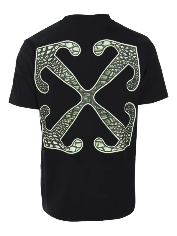 Off-White Croco Arrow-print T-shirt | Black | FARFETCH