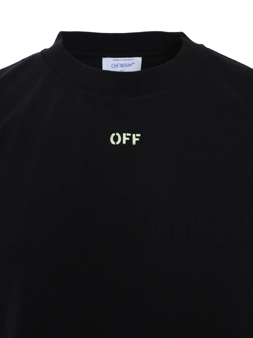 Shop Off-white Croco Arrow-print T-shirt In Black