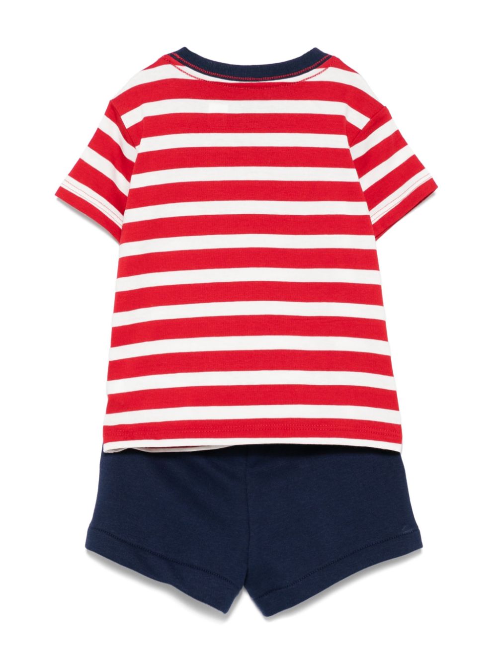 POLO RALPH LAUREN KIDS logo-print short set - Rood