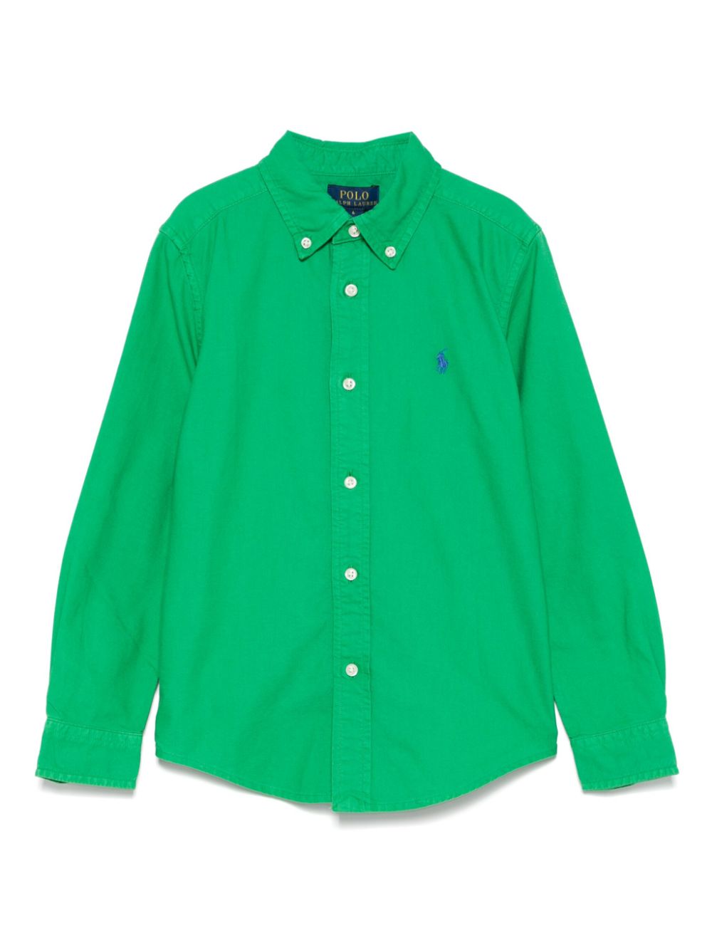 POLO RALPH LAUREN KIDS Polo Pony-embroidered shirt - Green