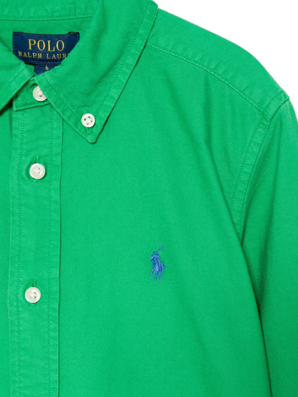 POLO RALPH LAUREN KIDS Shirt met borduurwerk Groen