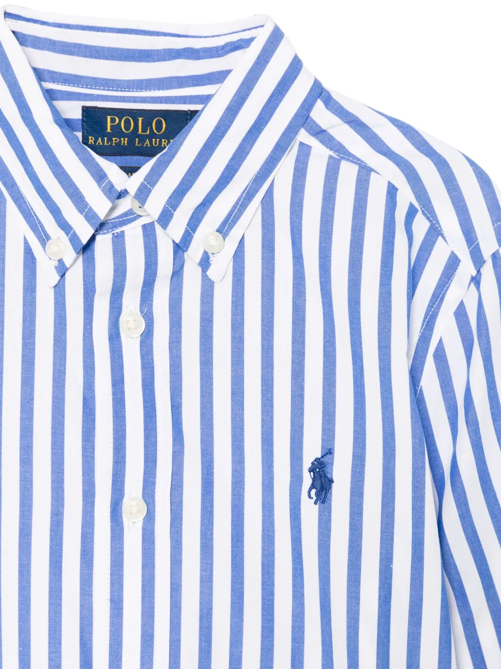 POLO RALPH LAUREN KIDS Gestreept shirt Wit