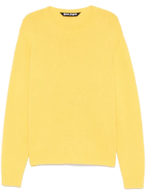 Palm Angels curved logo sweater