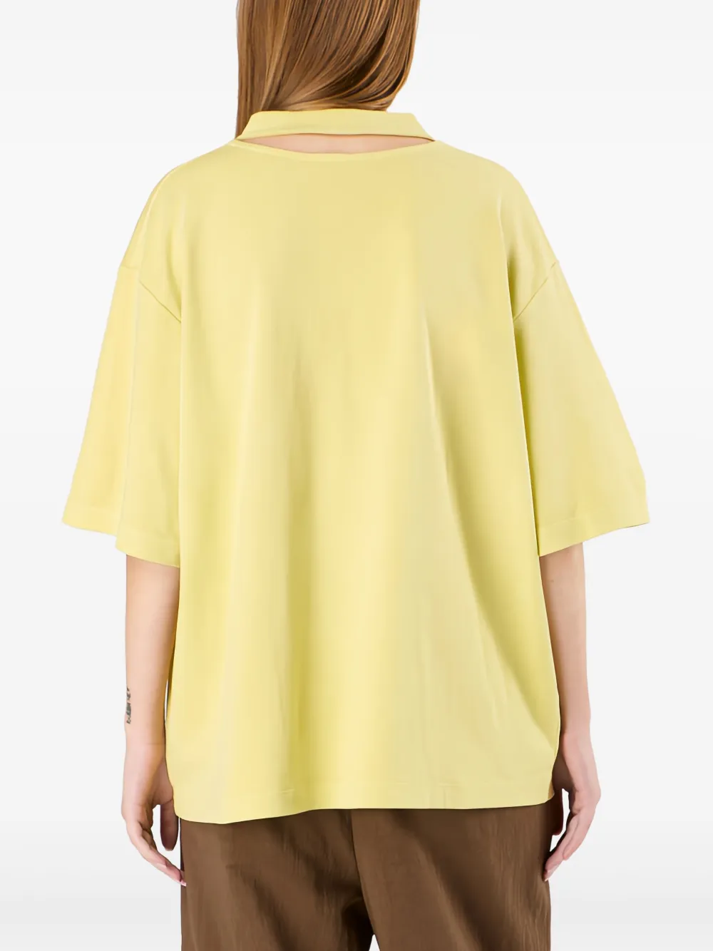 【関税込み】CAMPERLAB ブラウン オーガニックコットン Tシャツ CamperLab オーガニックコットン Tシャツ | イエロー | FARFETCH JP