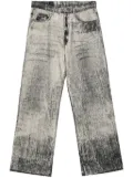 CamperLab distressed straight-jeans - Black