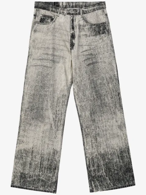 CamperLab distressed straight-jeans 
