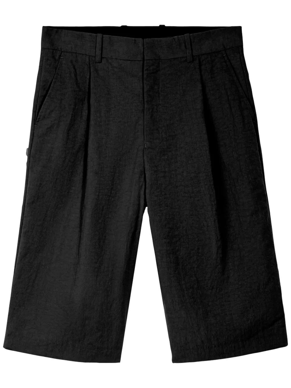 CamperLab pintuck tailored shorts | Black | Image 1