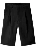CamperLab pintuck tailored shorts - Black
