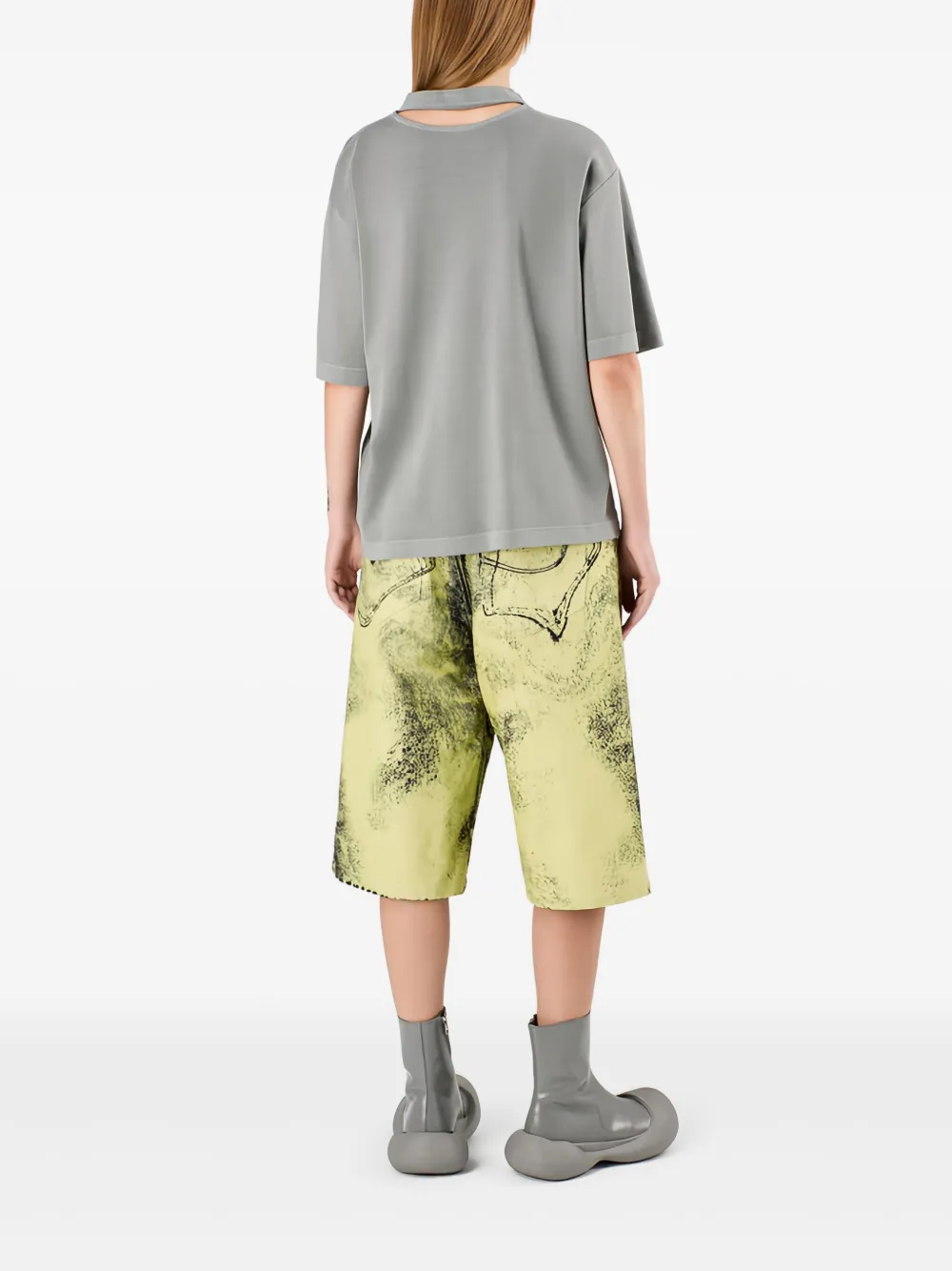 CamperLab Denim Shorts | Yellow | FARFETCH CA