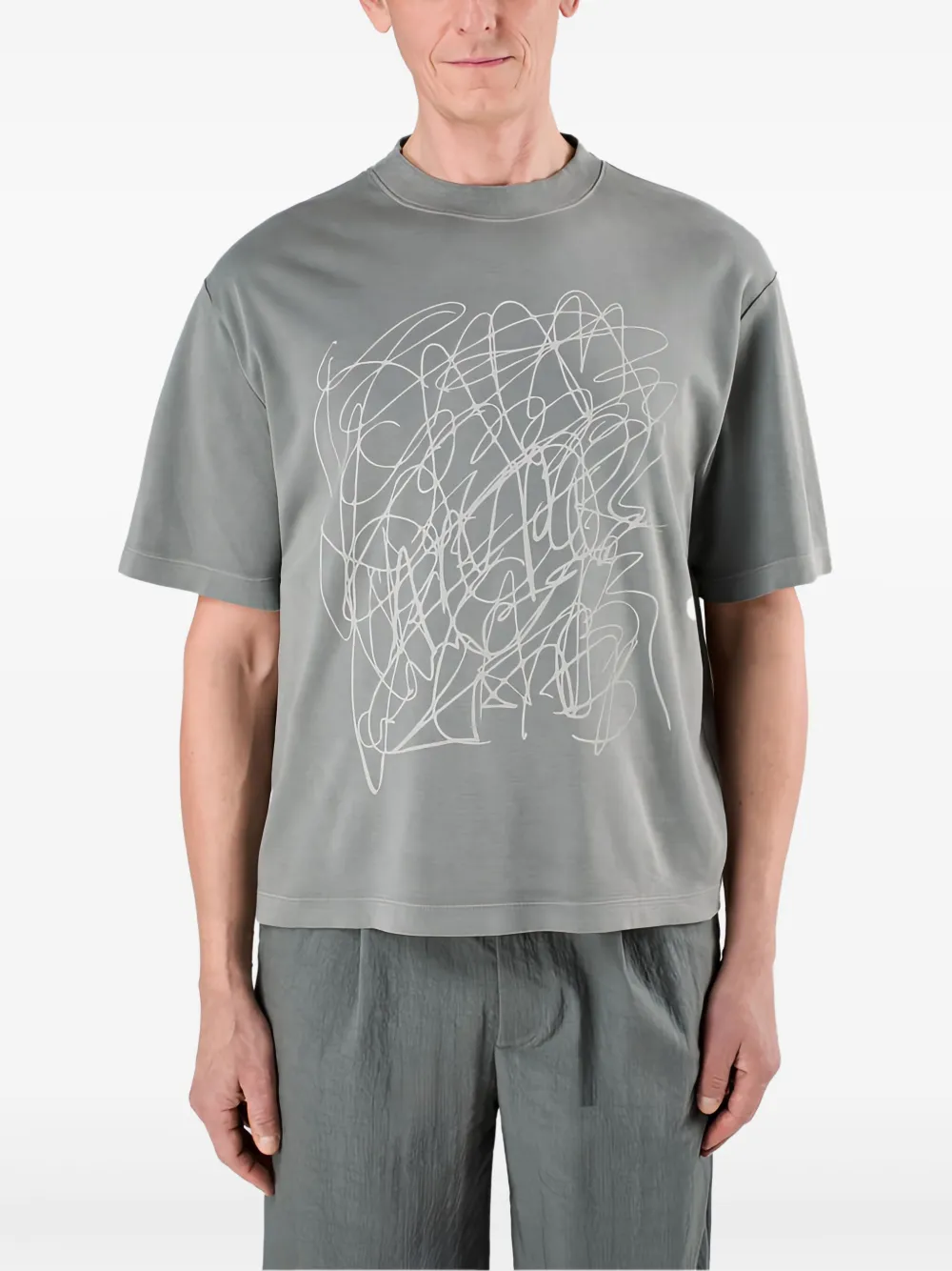 CamperLab T-shirt met print - Grijs