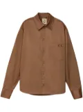 CamperLab logo-print shirt - Brown