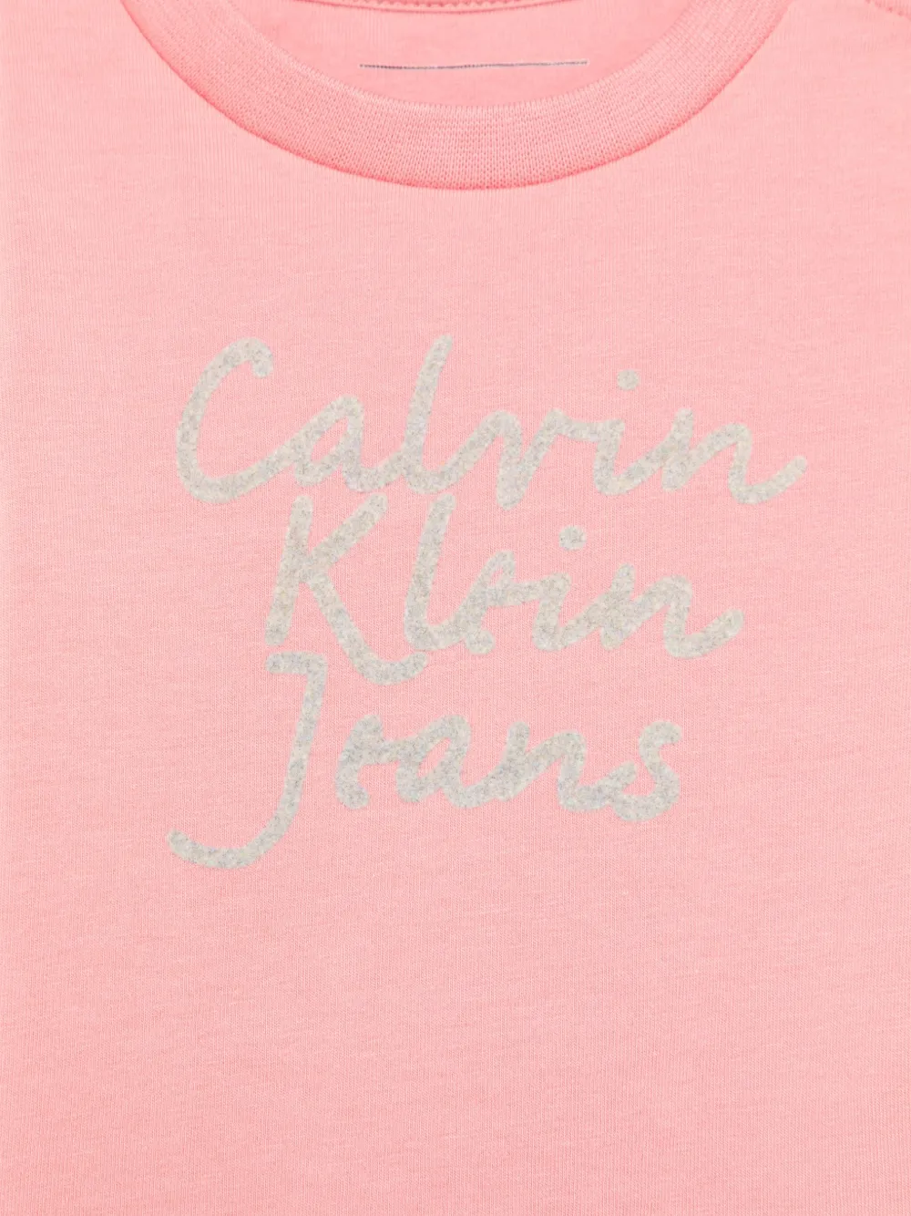 Calvin Klein Kids T-shirt met logo Roze