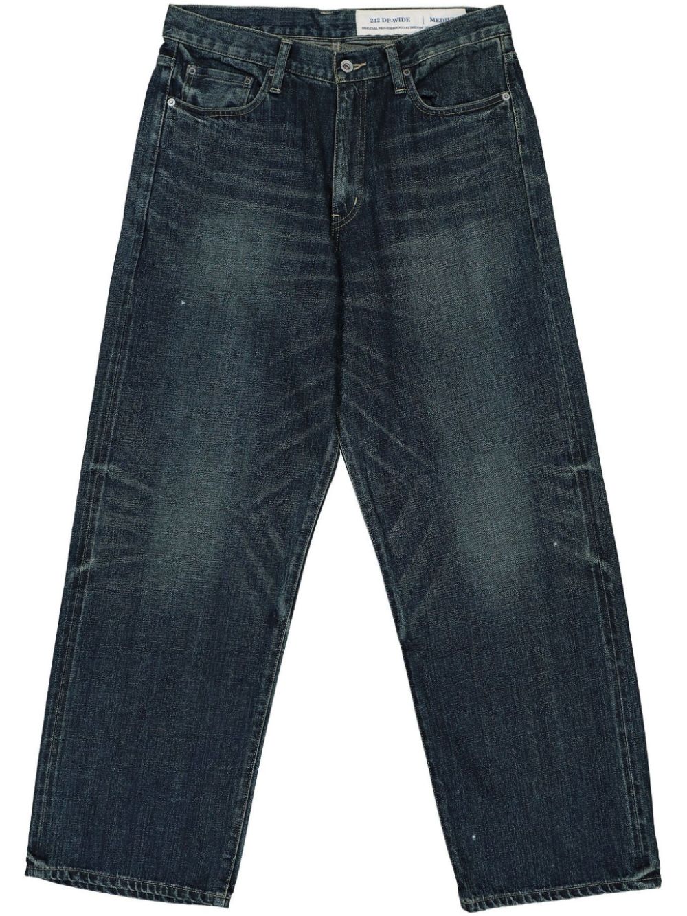 Neighborhood DP Wide jeans Blauw